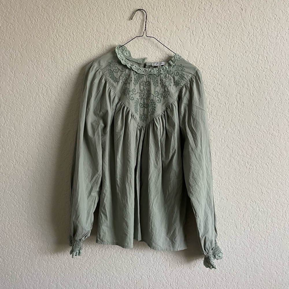 Polagram Teal Blouse